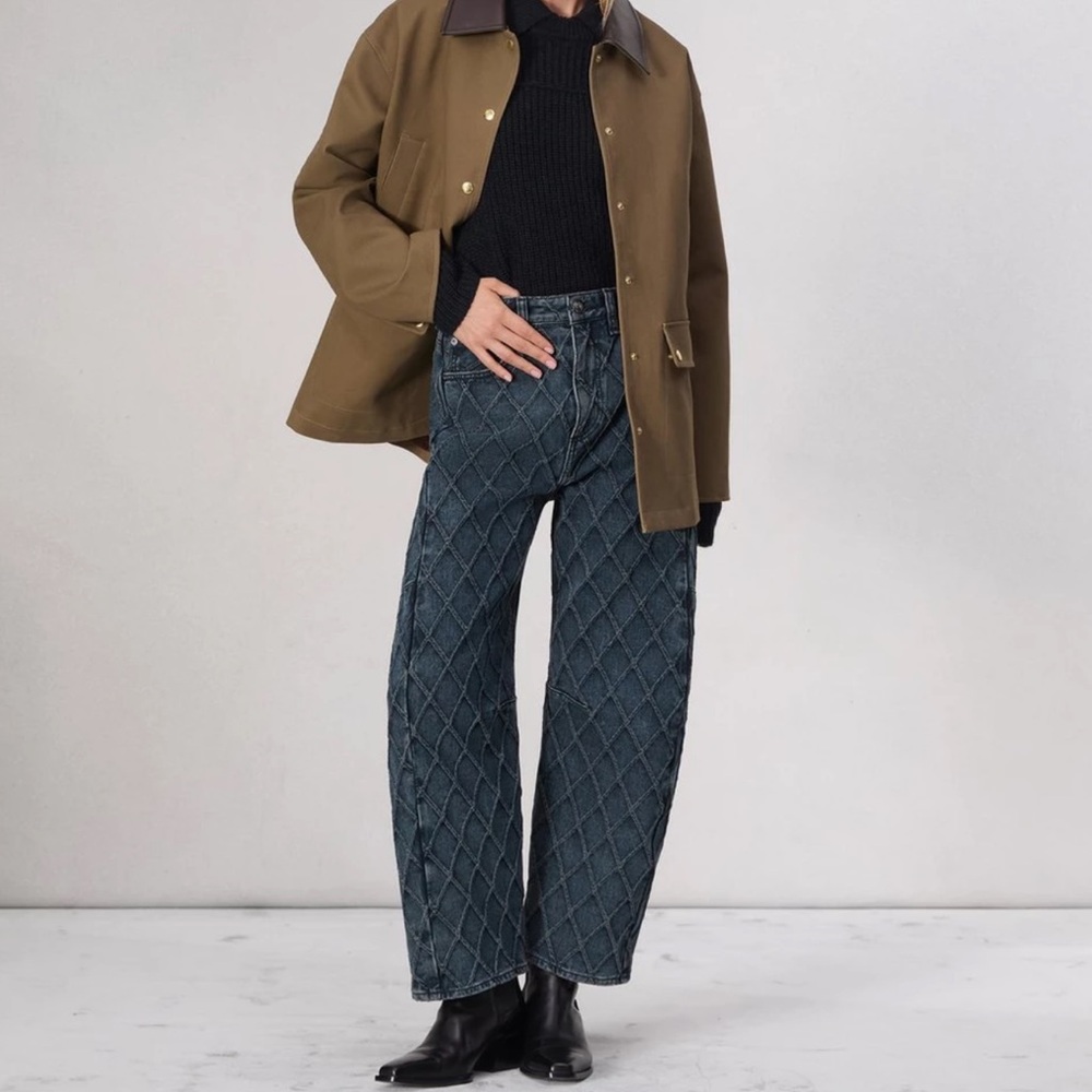 Rag and bone Charlie Barrel-Leg Jean
Karina Quilted